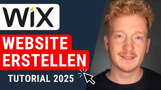 Wix Website erstellen  Tutorial 2025 für Einsteiger auf Deutsch [upl. by Downs]