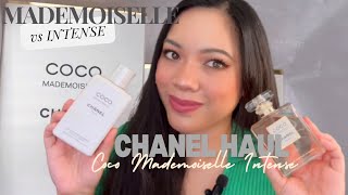 Chanel Coco Mademoiselle perfume haul  Coco Mademoiselle INTENSE perfume and body lotion review [upl. by Hemingway667]