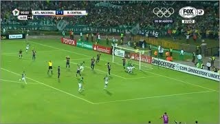 Atlético Nacional 3  1 Rosario Central Copa Libertadores 2016 [upl. by Mortimer]