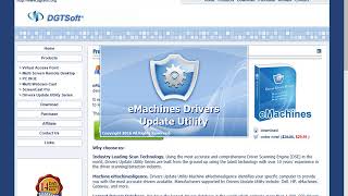 eMachines Drivers Update Utility can update your emachines device drivers for windows automatically [upl. by Froehlich]