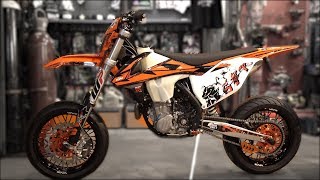 KTM 450 2018 Supermoto project [upl. by Threlkeld]