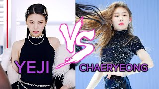 DANCE BATTLE ITZY  Yeji vs Chaeryeong [upl. by Atilrep]