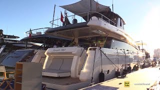 2019 Ferretti 780 Yacht  Deck and Interior Walkaround  2018 Cannes Yachting Festival [upl. by Guod]