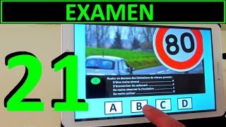 Code de la route 2024 21  Examen [upl. by Meakem]