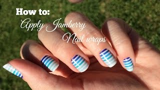 How to Apply Jamberry nail wraps [upl. by Josepha]