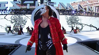 Sting makes an iconic entrance on The Grandest Stage of Them All WrestleMania 31 [upl. by Kornher]