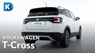 Volkswagen TCross  RECENSIONE e PROVA completa del SUV compatto VW [upl. by Yltsew]