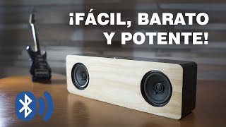 CREA TU ALTAVOZ BLUETOOTH CASERO de MADERA  Parlante Portátil [upl. by Peggie]