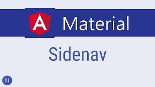 Angular Material Tutorial  11  Sidenav [upl. by Suoivatco]