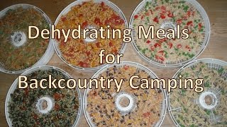 Dehydrating Meals for Backcountry Camping [upl. by Mila]