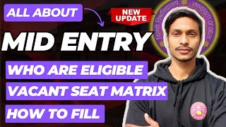 All About MID ENTRY IN DU 2024  ELIGIBILITY  How to Apply Vacant Seats Preference List EDIT DU 🚨 [upl. by Netsyrc]