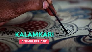 Kalamkari  A Timeless Art  Traditional Paintaing  Live History India [upl. by Grishilda]