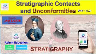 Stratigraphic Contacts and Unconformities Stratigraphy U1 L2 [upl. by Dloraj]