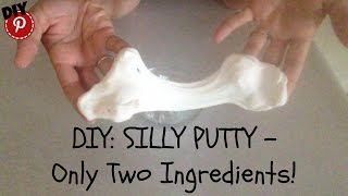 DIY Silly Putty  Only Two Ingredients [upl. by Oulman]