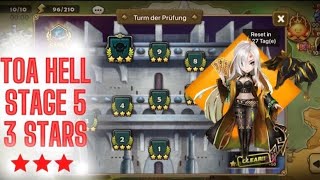 TOA Hell Stage 5 Giou 3 Stars  April 2023 [upl. by Daveen675]