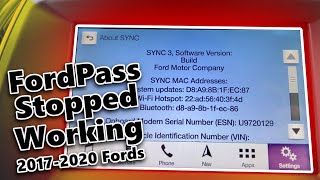 FordPass Stopped Working 20172020 Ford’s [upl. by Demona]