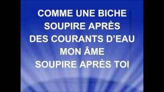 COMME UNE BICHE JE SOUPIRE APRÈS DES COURANTS DEAU  Mariane Picard [upl. by Myriam]