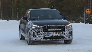 2021 Audi Q2 facelift spied winter testing [upl. by Ttocs]