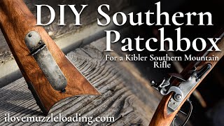 How to make and install a Bean Style Patchbox in your Kibler Southern Mountain Flintlock Kit [upl. by Aillicsirp]