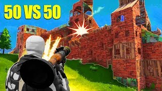 NEW UPDATE 50 vs 50 BATTLE Fortnite Battle Royale [upl. by Notlih]