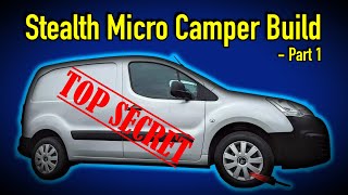 Converting my Citroen Berlingo into a Stealth Micro Camper  Part 1 [upl. by Langston828]