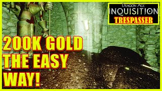 Dragon Age Inquisition  Trespasser Grail Goblet Treasure Room  Hidden Armory Dungeon [upl. by Yam]