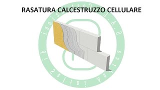 Rasatura Calcestruzzo Cellulare [upl. by Arlie]