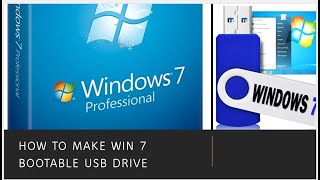 How to Create Windows 7 Bootable USB Flash Drive  Fast and Easy [upl. by Eiggep]