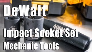 DeWalt Impact Socket Set Video Review DWMT74739 [upl. by Royo]