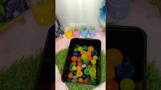 Making Big Orbeeze Ball Water Lamp Light🍡🪔💫 shorts asmulticreativity diy crafts [upl. by Erme874]