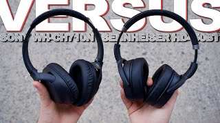 Sony WHCH710N Vs Sennheiser HD 450BT  200 ANC Headphones Compared [upl. by Norvol]