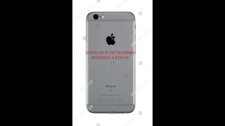 Gratulacje Użytkowniku wygrałeś iPhone 6s 10H [upl. by Nuahs]