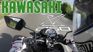 Kawasaki Z 250 Test Ride  Review  Español [upl. by Katy]