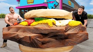 I Built The Worlds Largest MrBeast Burger [upl. by Lotta]