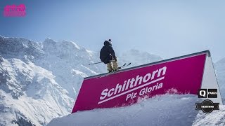 SKYLINE SNOWPARK Schilthorn  Freeski Session  13032016 [upl. by Ardnaid]