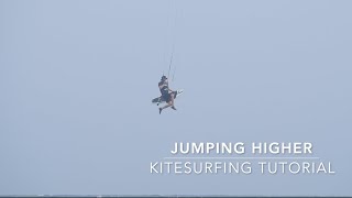 How to Jump Higher Strapless kitesurfing Lesson [upl. by Levey875]