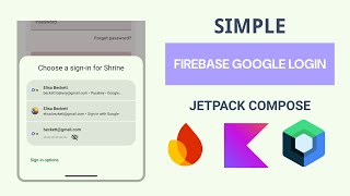 Jetpack Compose  Firebase Google Sign In with Credential Manager  Kotlin Flow Coroutines Hilt [upl. by Hegyera170]