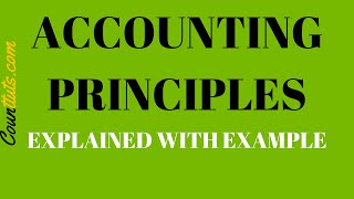 Accounting Principles  Explained with Examples [upl. by Noet]