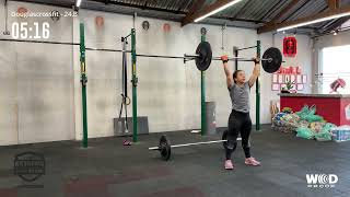 Renata Franco  master 3539  ERB WOD 3 [upl. by Adlemy]