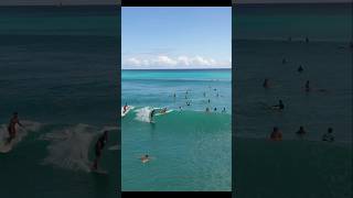 Surfing paradise Honolulu Waikiki beach [upl. by Yeldoow233]