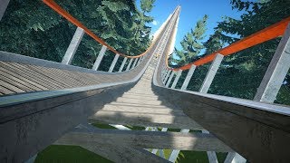 Planet Coaster Extreme Wood Roller Coaster [upl. by Eilis176]