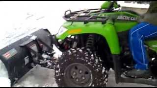 Fabio fa la neve con il quad [upl. by Enaitsirk697]