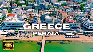 4K Walking Tour of Greece  PERAIA  Beach Walk  Thessaloniki  Travel Greece 2023 [upl. by Annekam925]