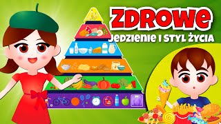 Ala i Piramida Zdrowego Żywienia dla dzieci 🍎 Zdrowe odżywianie  Film edukacyjny dla dzieci 🥗 [upl. by Callum]