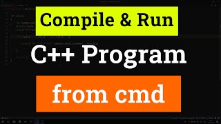 How to Compile and Run a C Program from Command Prompt in Windows 10 [upl. by Clarhe]