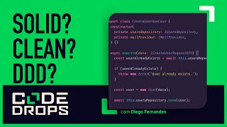 Princípios SOLID em uma API REST com Nodejs e TypeScript  CodeDrops 44 [upl. by Ahsenaj]