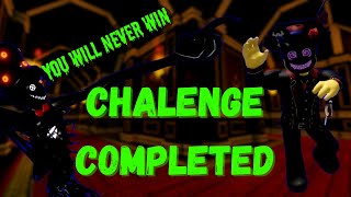 Roblox Piggy beating Tio CHALENGE COMPLETED [upl. by Yrok]