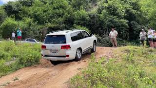 Toyota 4wd OffRoad Comparison Prado vs Hilux vs Fortuner vs VX200 [upl. by Neveda825]