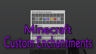 Minecraft Custom Enchantments Plugin [upl. by Htebi]