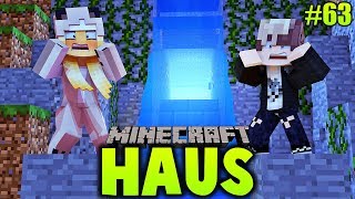 WIR FINDEN EINEN OP SCHATZ HINTER DEM WASSERFALL ✿ Minecraft HAUS 63 DeutschHD [upl. by Welcome]